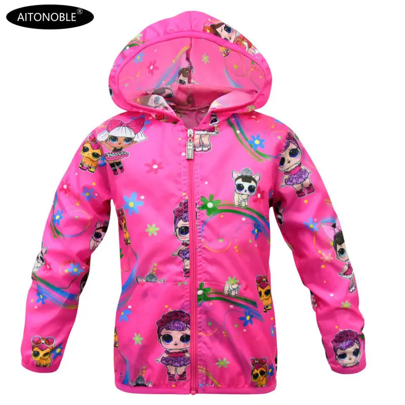

New Children's Sun Protection Clothes Girls Sunscreen Jacket Air Conditioning shirt Sunscreen Princess Doll Clothes