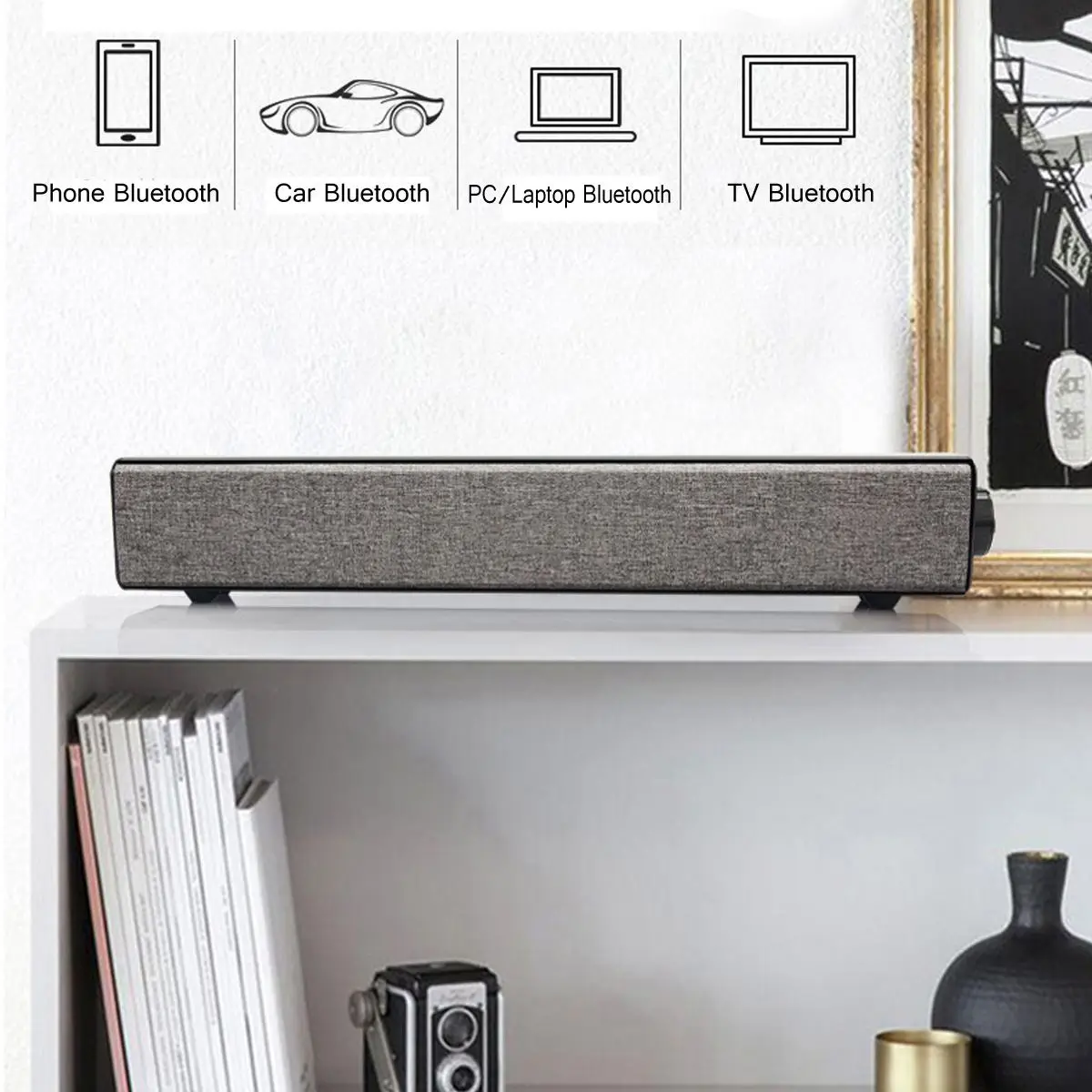 Домашний кинотеатр 50 Вт bluetooth Саундбар ТВ AUX оптические bluetooth Динамики Soundbar Саундбар с сабвуфером динамик для ТВ с удалением