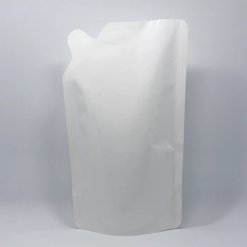 

DHL 15*24cm 200Pcs/ Lot 600ml White Stand Up 5.9"x9.44" Packing Storage Pouch For Daily Necessities Plastic Supplementary Bags