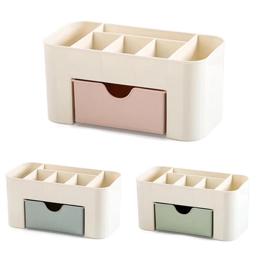 جديد التجميل مجوهرات المنظم ماكياج حالة التخزين درج مكتب مكتب البلاستيك ماكياج فرشاة صندوق التحكم عن أصحاب جديد التجميل مجوهرات المنظم ماكياج حالة التخزين درج مكتب مكتب البلاستيك ماكياج فرشاة صندوق التحكم عن أصحاب