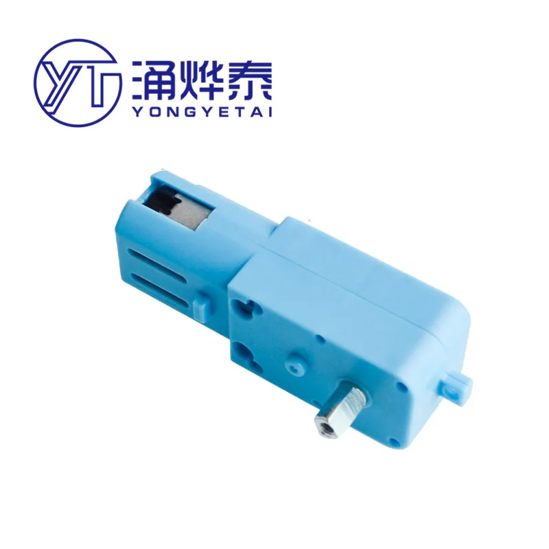 

Metal gear robot smart car gear motor TT motor single-axis finished product 1:90 blue