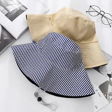 1 шт. Женская мода Frenal Твердые Девушки Ретро Леди полосатые ветрозащитные Панамы Защита от солнца шапки трендовые аксессуары для одежды