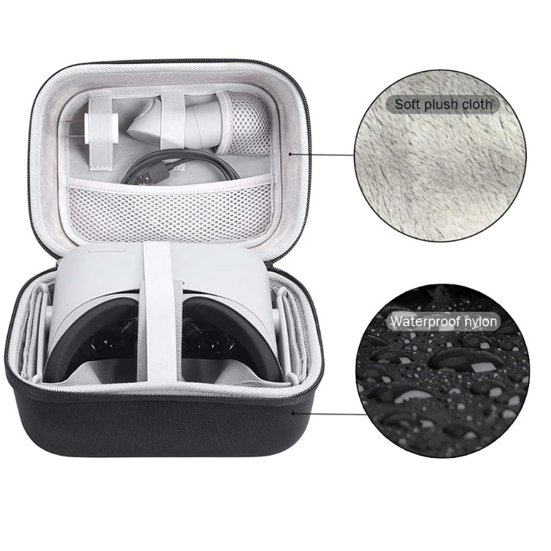 

New Shockproof Hard Protective EVA Case Handbag Box for Oculus Go VR Glasses