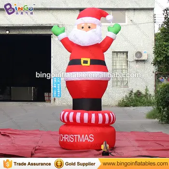 

Popular 2M/7FT yard christmas decoration rotating inflatable santa claus, Christmas decoration inflatable homer santa for yard