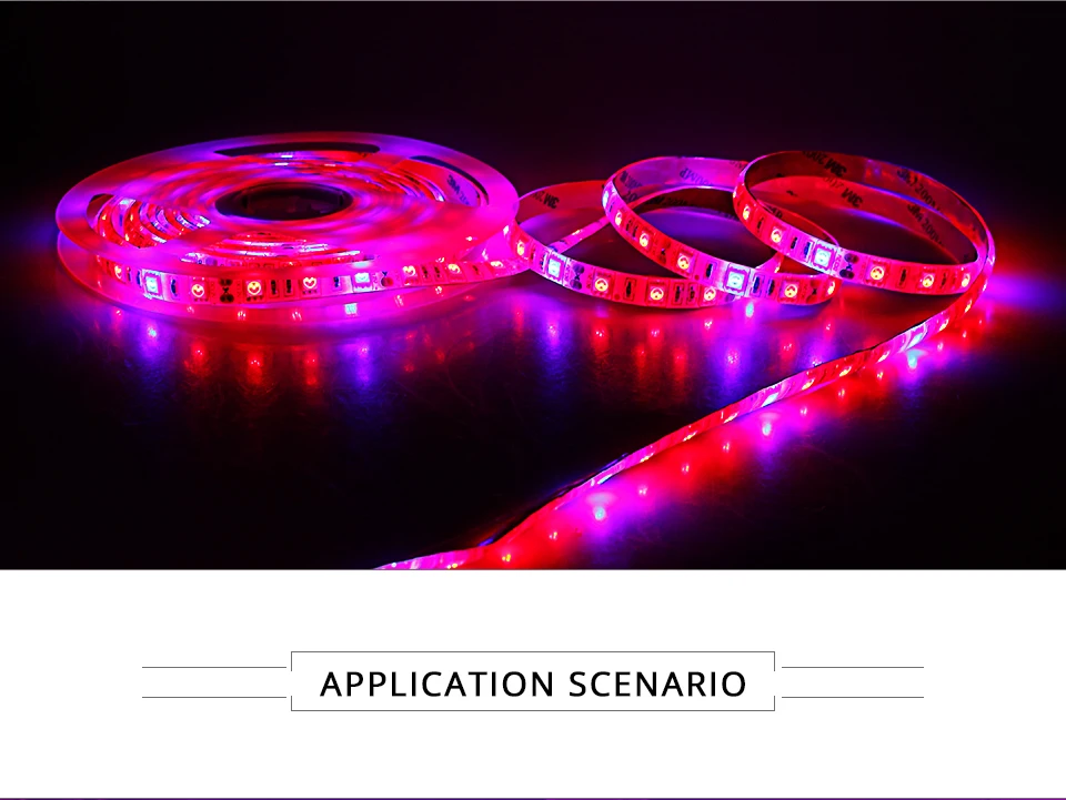 LED Grow Light Full Spectrum 5M LED Strip Light Set Dimmable (12)