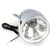 High Quality Bike Accessory Motorized Bicycle Friction Generator Headlight Tail Metal Light Portable Pratical Lamp