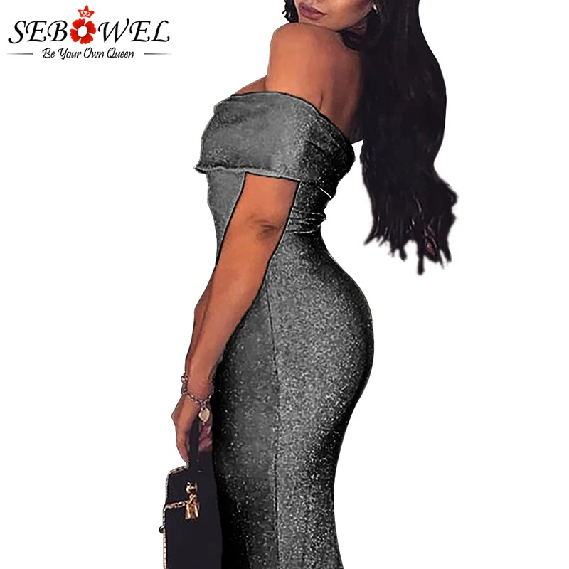 Black-Sparkle-Fold-Over-Off-Shoulder-Bodycon-Dress-LC610935-2-3 
