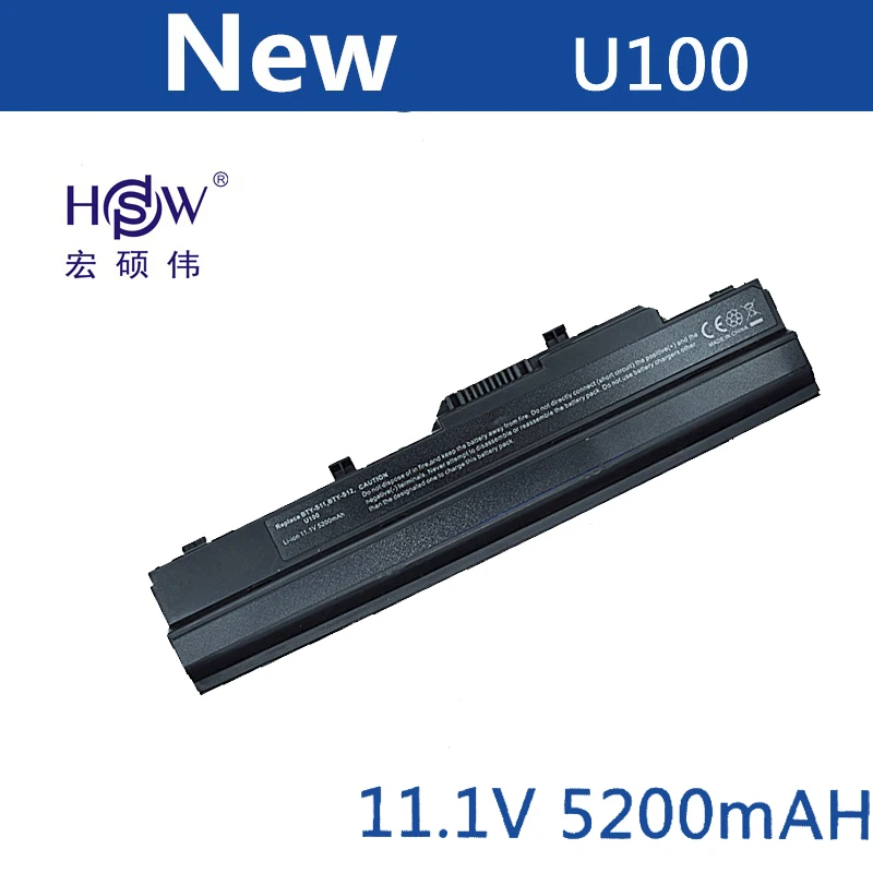 

HSW rechargeable battery for MSI Wind U90,U100,U100X,U110,U115,U120,U123,Advent 4211,4212,Medion Akoya Mini E1210 bateria akku