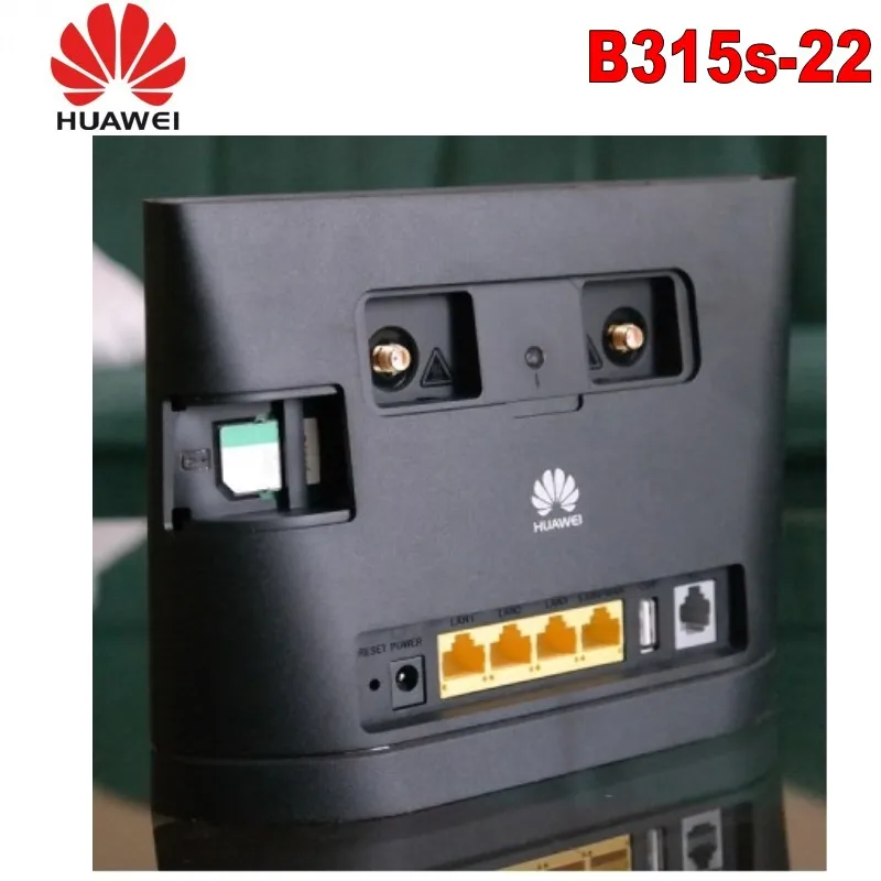 Разблокирована Huawei b315 b315s-22 LTE CPE 150 Мбит/с (плюс антенны) 4 г LTE FDD TDD беспроводной шлюз Wi-Fi маршрутизатор с гнезда SIM-карты