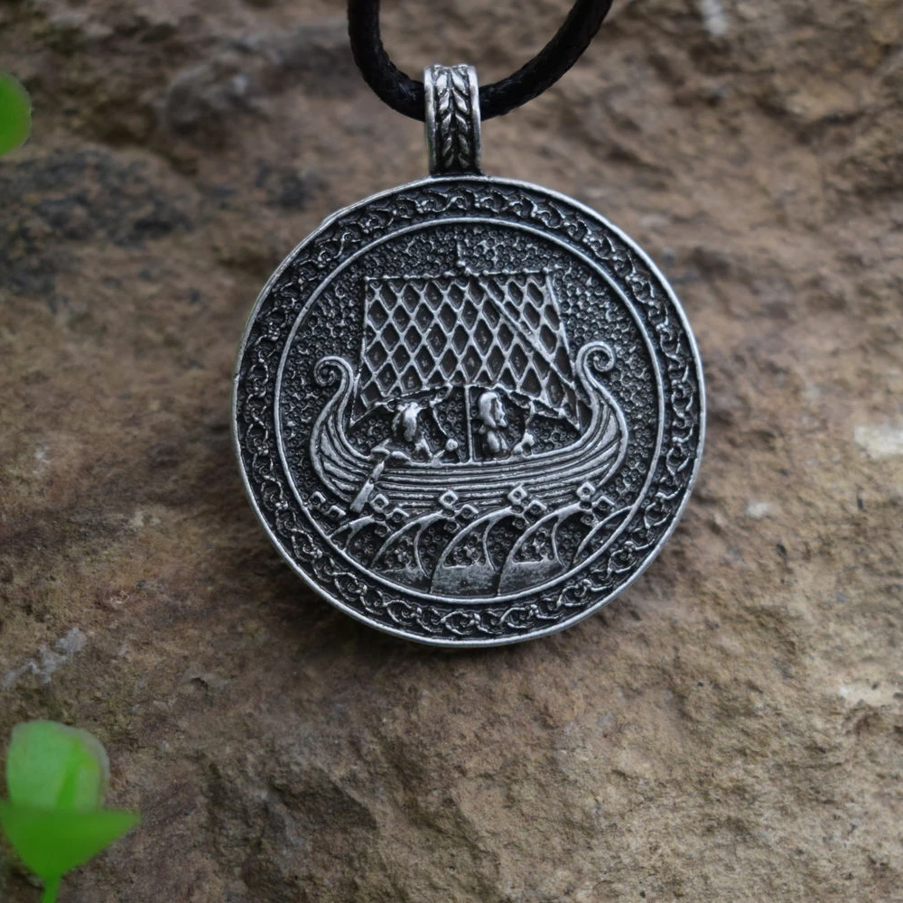 Ожерелье с кораблем Norse ожерелье лодкой SanLan|pendant necklace|viking necklacejewelry necklace |