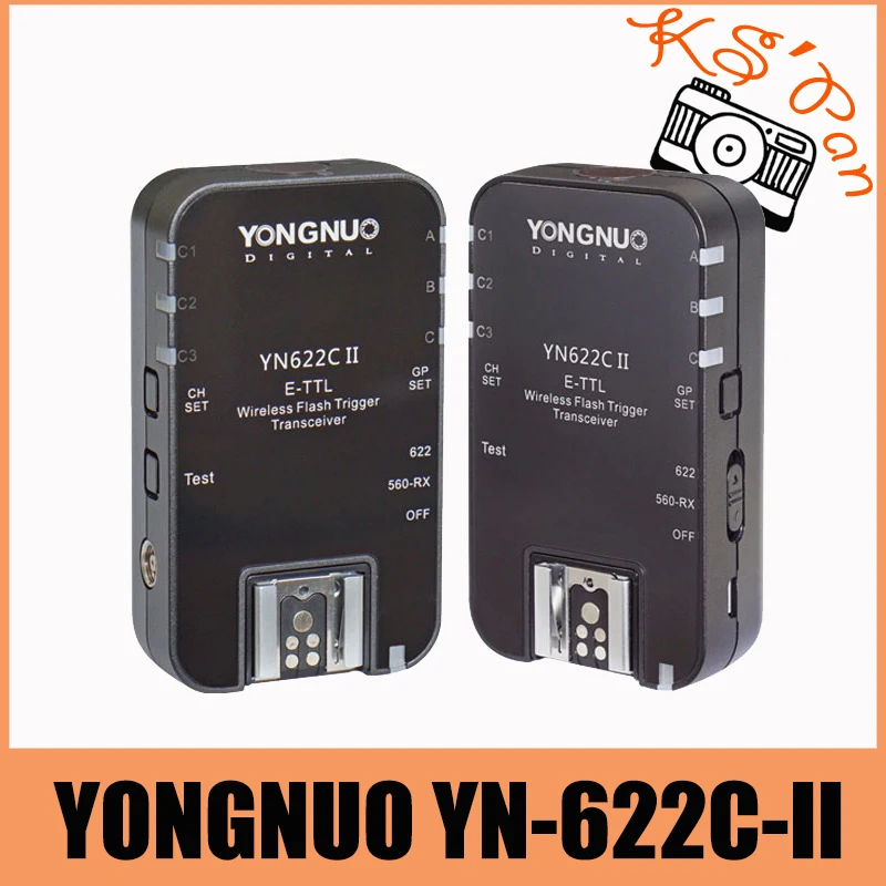 YONGNUO YN622C II HSS E TTL Flash Trigger for Canon Camera Compatible With YN622C YN560 TX
