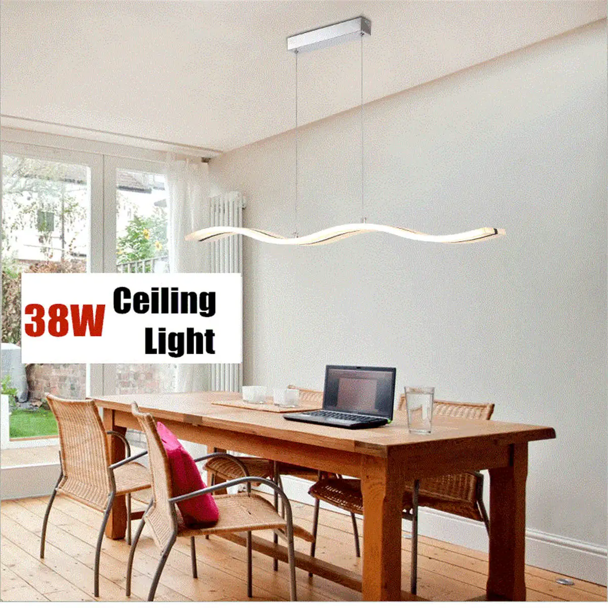 Warm Modern Chandelier Wave Led Chandelier Light