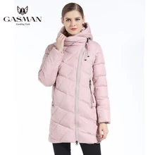 GASMAN Пуховик Женский Зимний Мод Средней Длинны Теплая Женская Куртка С Капюшоном Открытое Теплое Пальто Зимнее Верхняя Одежда Женская Зима В Европейском Стиле Теплая Парка для Женщин