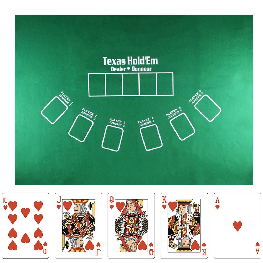 

New Mat Simple Modern Poker Cads Home Decor Travel Accessories Holiday Table Cloth Non-woven Game Top Party Entertainment Toys