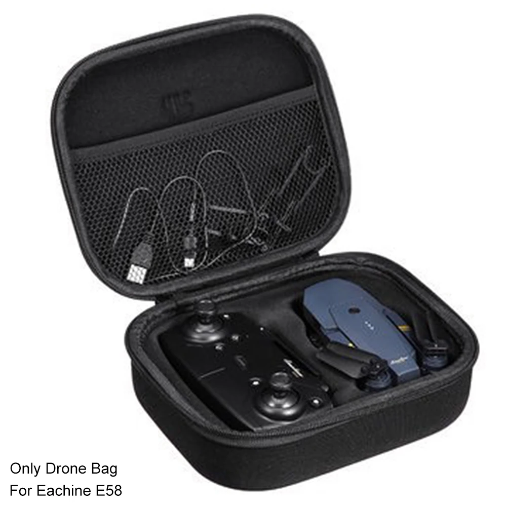 

Storage Case Zipper Solid Drone Bag Shockproof Accessories Carrying Hardshell Portable Artificial PU Quadcopter For Eachine E58