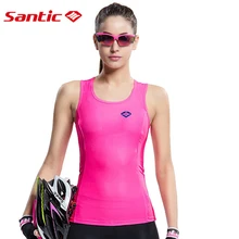 SANTIC Ciclismo спортивный женский жилет для велоспорта горный безрукавный велосипедный жилет Ciclismo велосипедные аксессуары L6C02082P