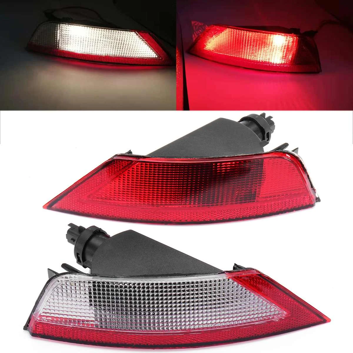 

Left Right Rear Bumper Brake Fog Lights Tail car Reversing Light Fog Lamp with bulb for Ford Kuga 2008-2012 for Focus 2008-2010