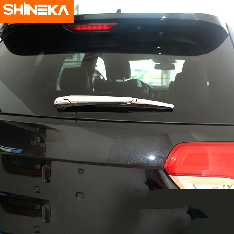 For jeep Cherokee 2014-2019 Chrome Rear Tail Wipers Rain Wiper Cover Trim For jeep Cherokee 2014-2019 Chrome Rear Tail Wipers Rain Wiper Cover Trim