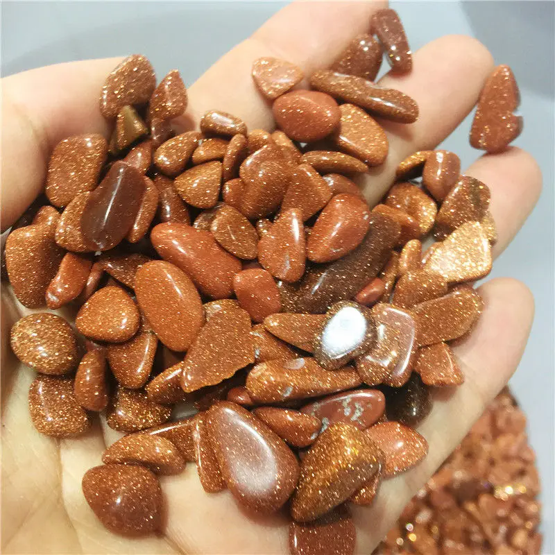 100g Natural Golden sand stones Quartz Crystal Wand Points Healing Gemstone feng shui crystals | Дом и сад