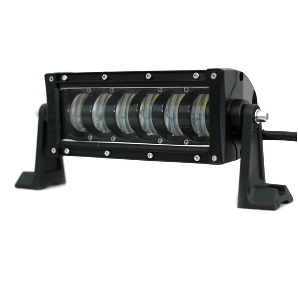 1" 48 Вт Однорядный точечный светодиодный светильник для вождения светодиодный рабочий светильник дальнего и ближнего света для внедорожников, внедорожников