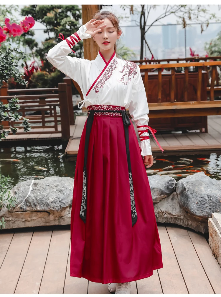 Женский китайский традиционный костюм Hanfu, платья, одежда, древнее платье феи Тан, одежда принцессы, костюмы для косплея, DL3235