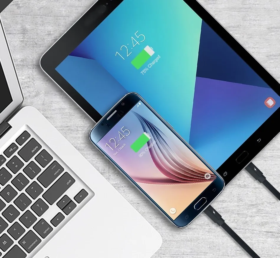 ريماكس USB نوع C كابل بيانات سريع شحن USB C مزين كابل نوع-c شاحن يمكنك نقل كابل ل Xiaomi Mi5 /سامسونج S8/OnePlus 2