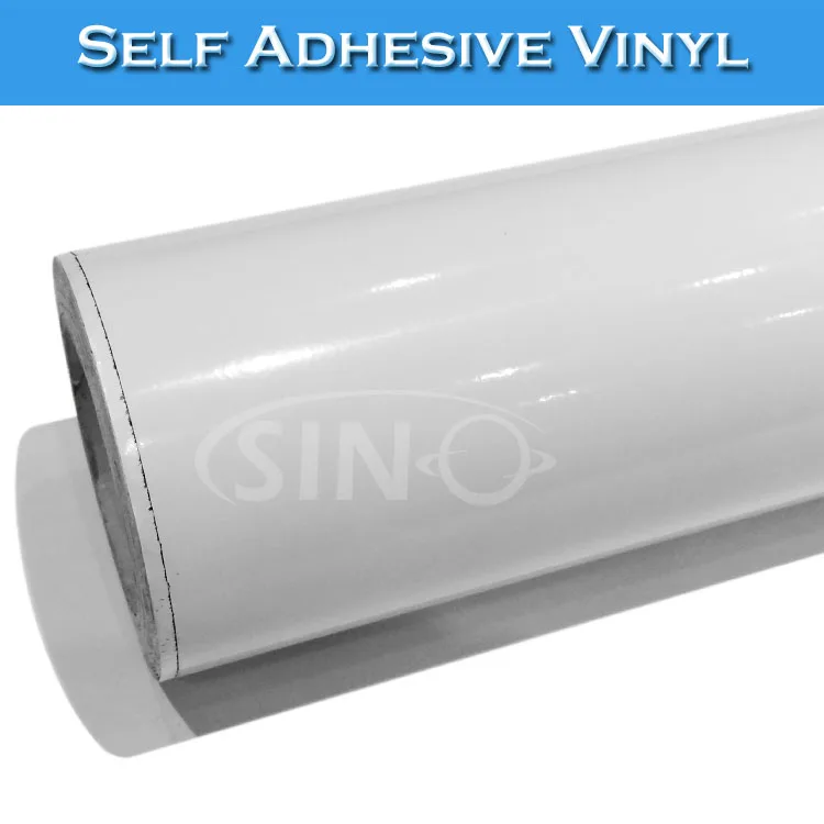 0.914x50M 3x163FT Black Glue Self Adhesive Vinyl Stickers For ECO Solvent Printingvinyl