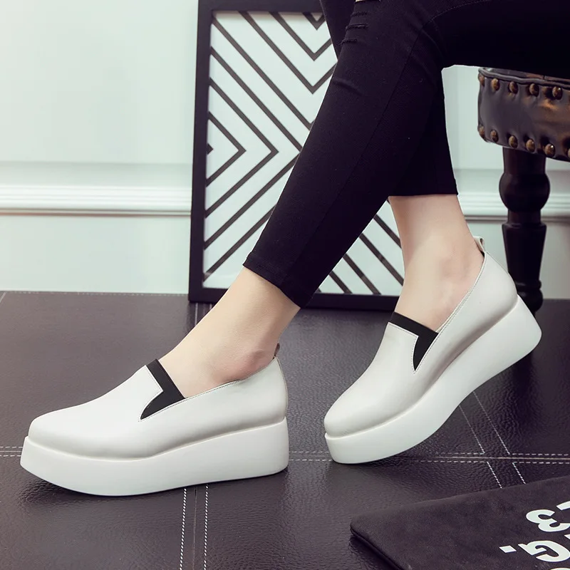 

2018 spring new pointed walking shoes flat casual fashion walking shoes B3J1-B3J8