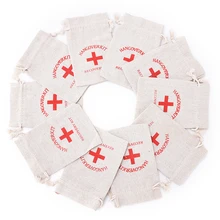 10 шт./лот льняные мешочки крест-накрест шнурок подарочные пакеты ювелирные изделия упаковки природных Цвет сумки из хлопка