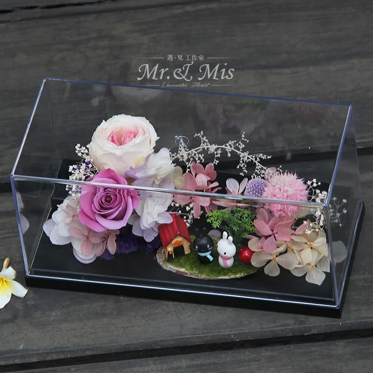 Flowers Preserved In Acrylic Shapeyourminds Flower Preservation Gl Preserved Bo Roses