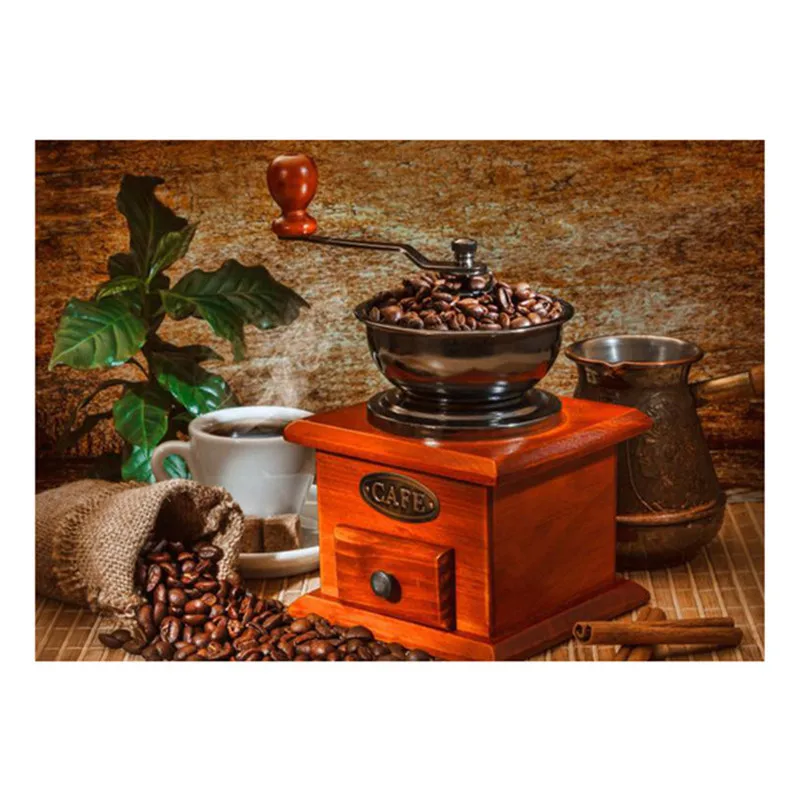 

NEW Arrival 5d Diy Diamond Painting Cross Stitch Coffee Diamond Embroidery Crystal Square Diamond Mosaic Pictures Needlework