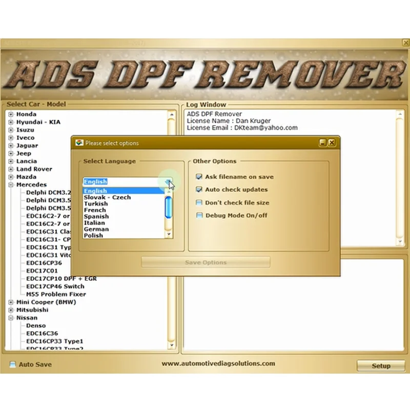 Professional DPF EGR Remover 3,0 Lambda Remover Full 2017,5 версия программного обеспечения + разблокировать keygen видео руководство - изображение