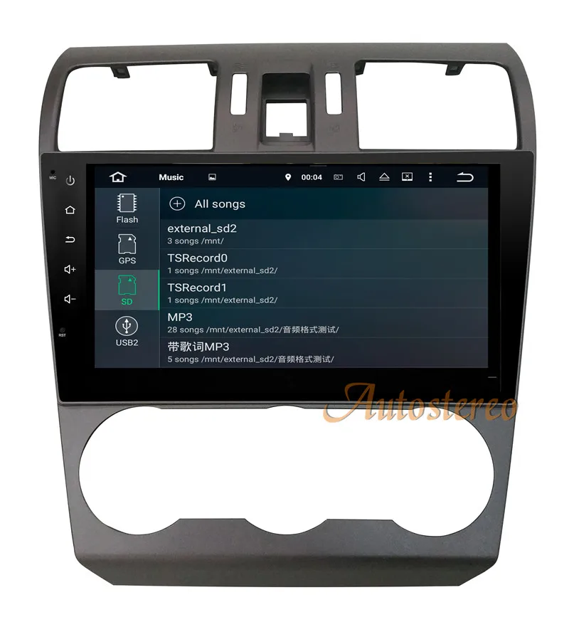 Discount Android 9.0 Car DVD Player For Subaru Forester WRX 2013-2017 2Din radio 8Core Steering Wheel Control GPS Navigation 1080P Video 12
