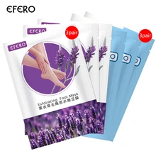 Efero 6 пар маска-пилинг крем для ног для кожи пилинг для ног маски увлажняющие носки удаляет омертвевшие клетки кожи для каблуки