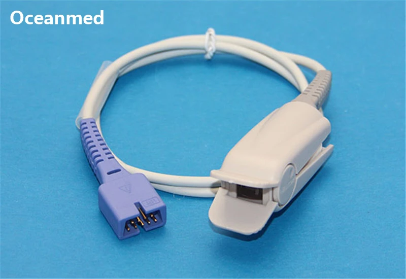 Cena Nellcor DS100A kompatybilny czujnik SpO2 na palec osoby dorosłej klip do NPB 195, Oximax 9 pinów, krótki kabel 1 m 3 stopy