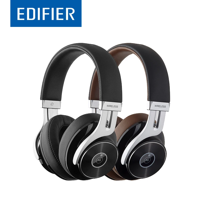EDIFIER W855BT Hi Fi Bluetooth наушники шумоизоляция Накладные 4 1 с микрофоном Поддержка Apt X
