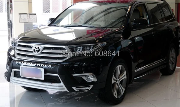 Kluger Highlander светодиодный головной светильник U Тип Ангельские глазки для TOYOTA 2012
