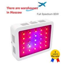 DILIYA 80W LED Grow Light Full Spectrum plant lights Lighting Fitolampy Lamp Lamps for Plants Flowers Seeding Growing Greenhouse