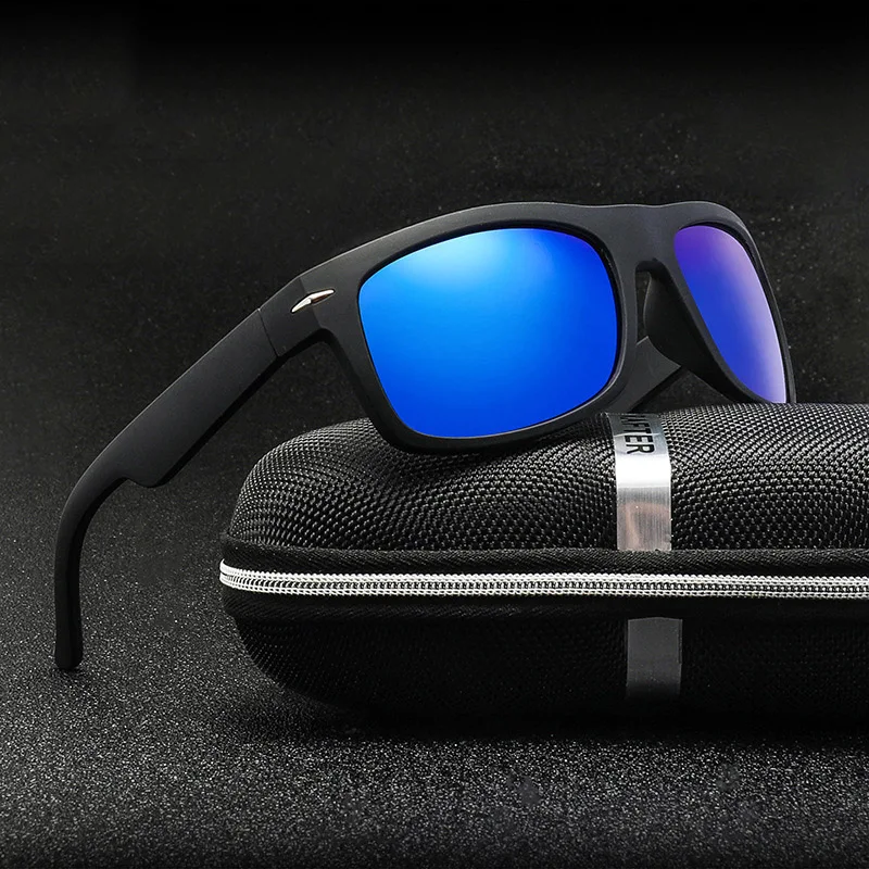 

Classic Men Polarized Sunglasses Brand Square Frame Driving Sun Glasses For Men Vintage Male UV400 Shades Eyewear Gafas De Sol