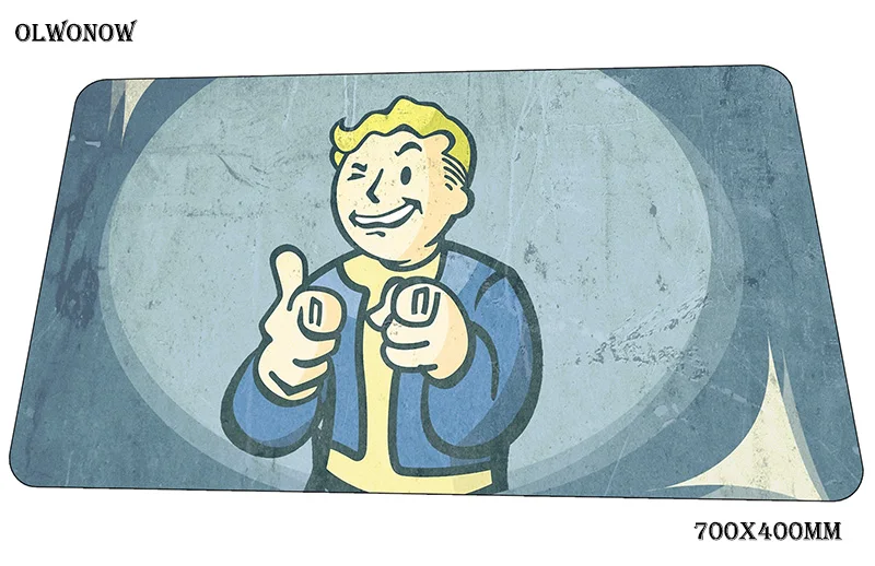 Fallout коврик для мыши xl компьютерный коврик 70x40 см игровой коврик большой гаджет padmouse клавиатура игры ПК геймер стол