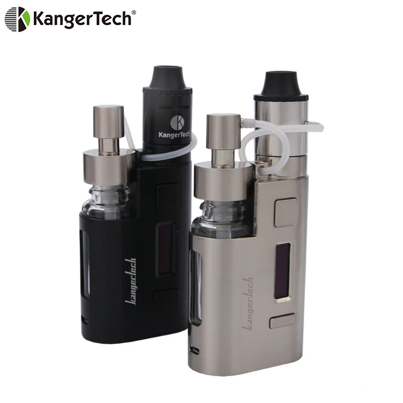 Оригинальный стартовый набор Kanger DripEZ 80 Вт бокс вейп мод насос и push rba Ом капельная