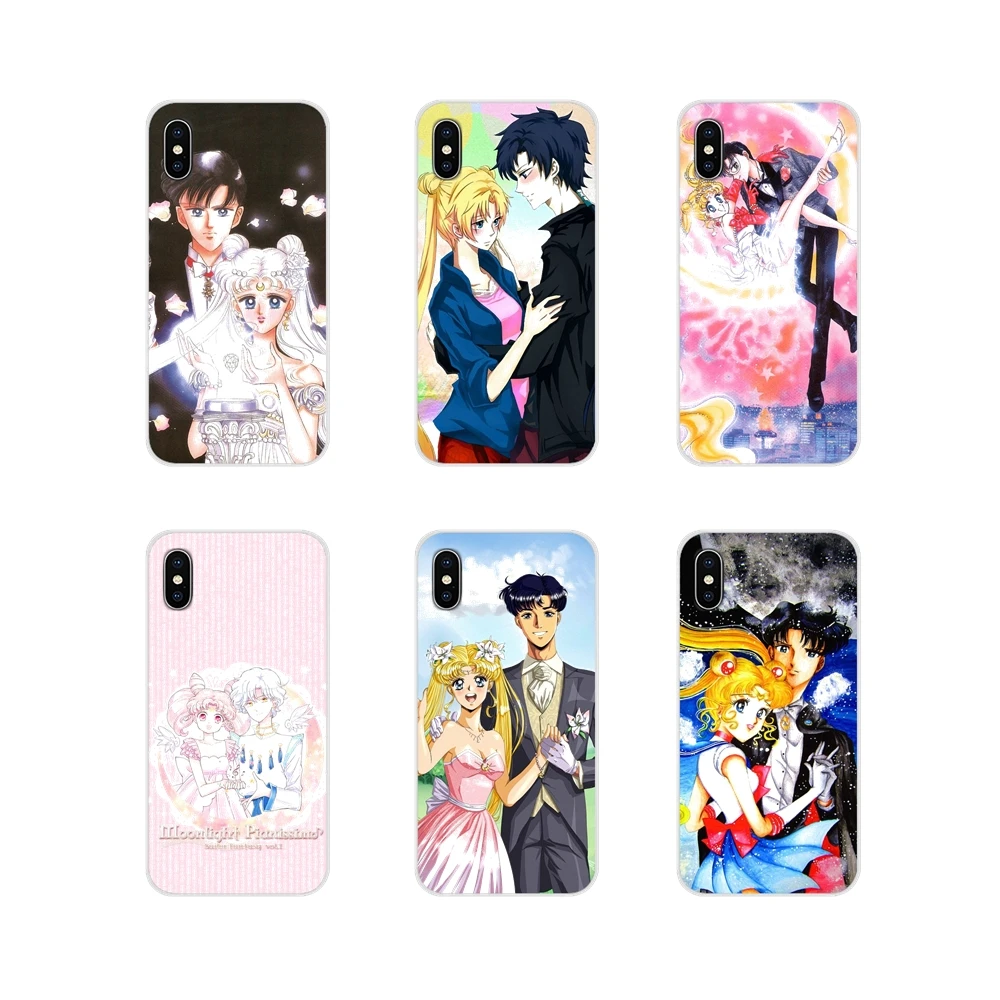 

Sailor Moon Love Pattern For Huawei P Smart Mate Honor 7A 7C 8C 8X 9 P10 P20 Lite Pro Plus Accessories Phone Cases Covers