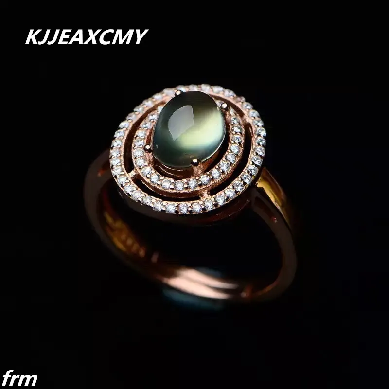 KJJEAXCMY Fine jewelry Fine Natural grape stone 925 sterling silver