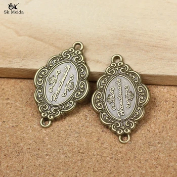 

35PCS Wholesale Jewelry Supplies Ancient Bronze Plate Connector DIY Retro Alloy Jewelry Decorative Accessories 41MM TK-89
