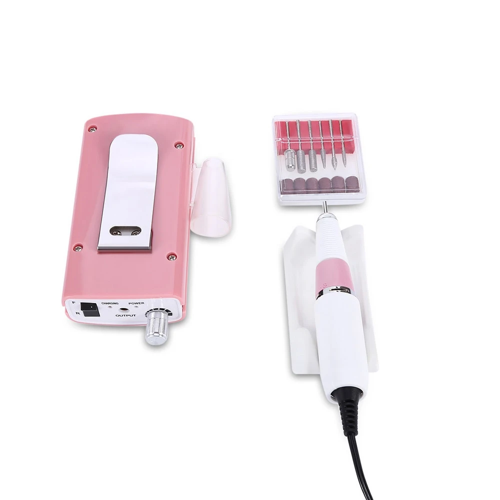 Máquina de Polimento Mini Elétrica Prego Broca Arquivo Manicure Pedicure Profissional Unha Arte Polidor Bits 30000rpm 18w 8 30000rpm 18w mini elétrica prego broca arquivo