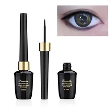 Жидкая подводка для глаз водостойкая Черная Подводка для глаз карандаш долговечный для женщин Кошачий глаз Подводка для макияжа косметический инструмент
