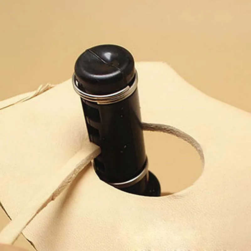 

2019 New Black Rotary Leather Cutter Leather Strap Cutter DIY Leather Cutting Tool Rotating Leather Tool