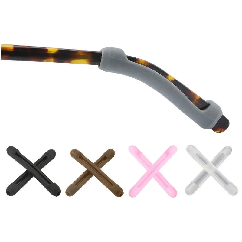 

Soft Comfortable Good Elastic Silicone Anti Slip Ear Hooks for Glasses Accessories Sports Eyeglass Sunglasses Student Glasses