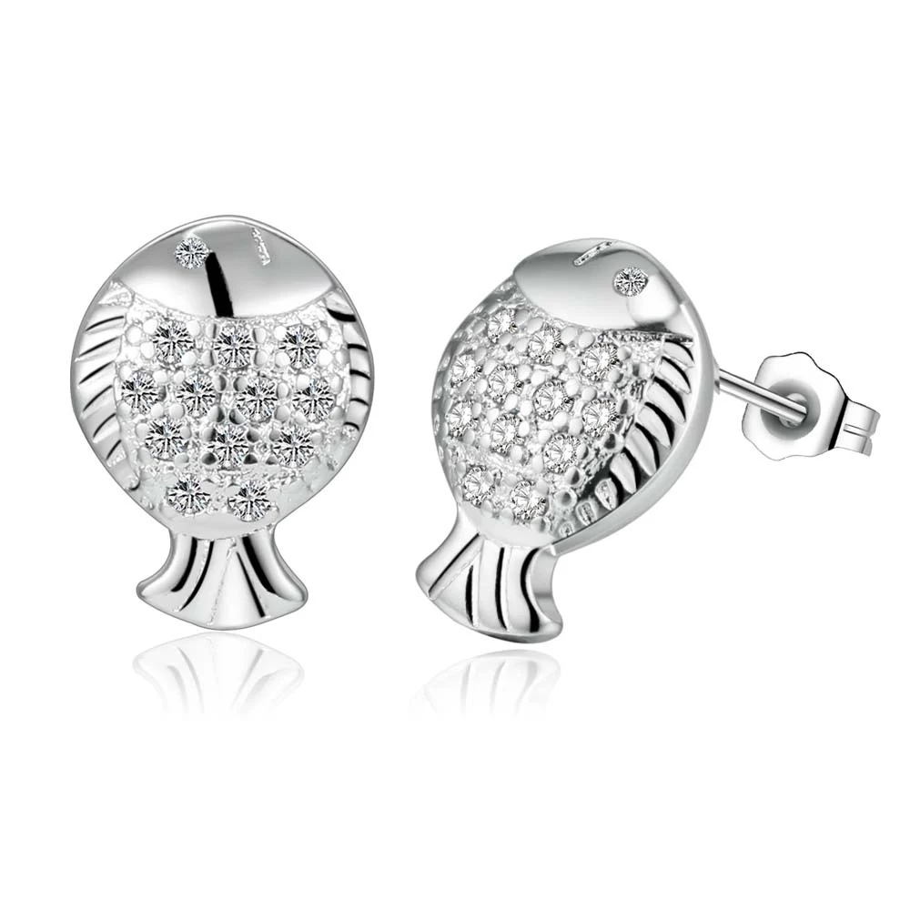 

high quality Silver Earrings for women fashion jewelry earrings /NDIILVND IOQIGGHP