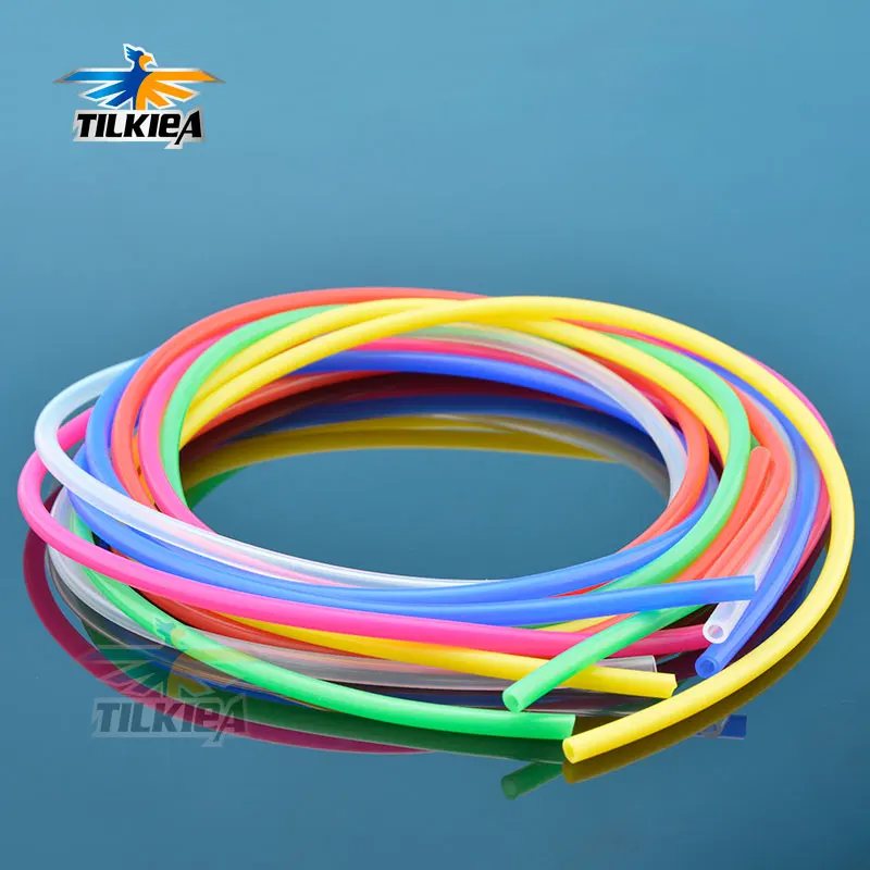 

3mm*5mm Colorful Water Cool Tube Silicone Watercol Tube Heat Resistant Tubes For RC Electric Boat Gas Methanol Length 1 Meter